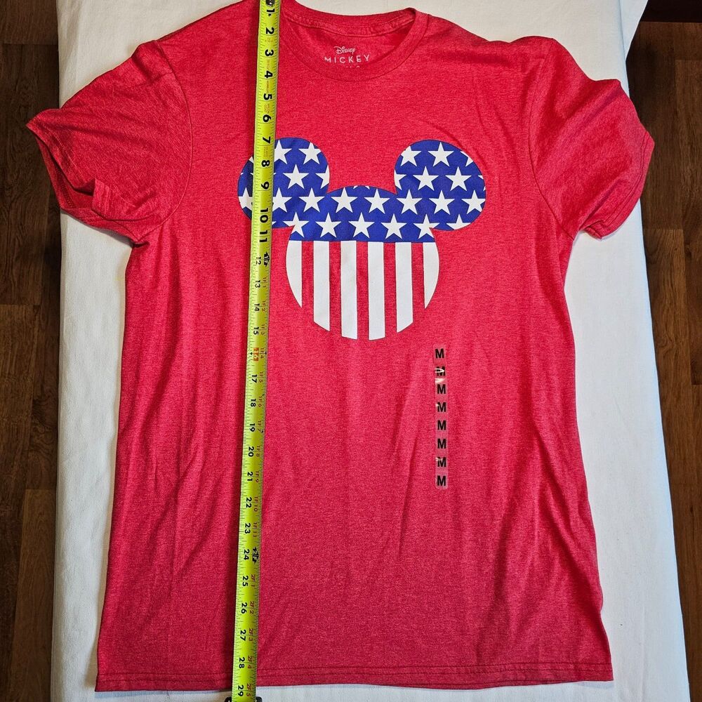 NWT Disney Mickey Mouse Patriotic Red White and Blue T-Shirt sz M - Picture 4 of 6